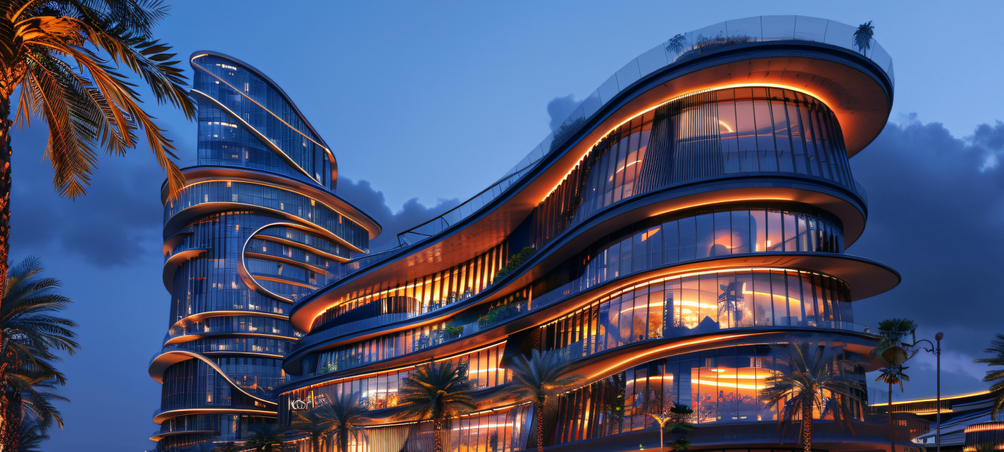 Team collaborating in a modern office